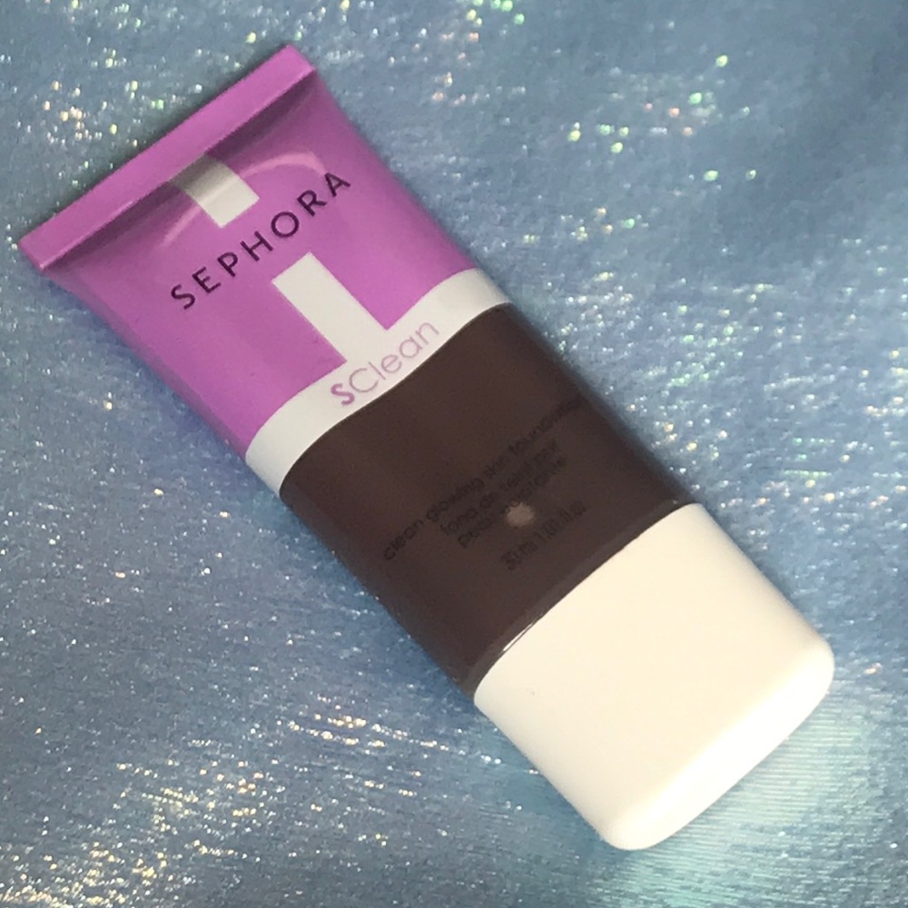 Sephora SClean Clean Glowing Skin Foundation in 39 (Deepest Dark Neutral)